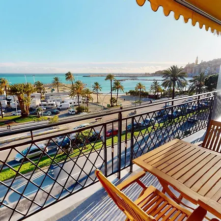 Climatise Avec Terrasse Face A - Fr-1-196-208 Appartement Menton